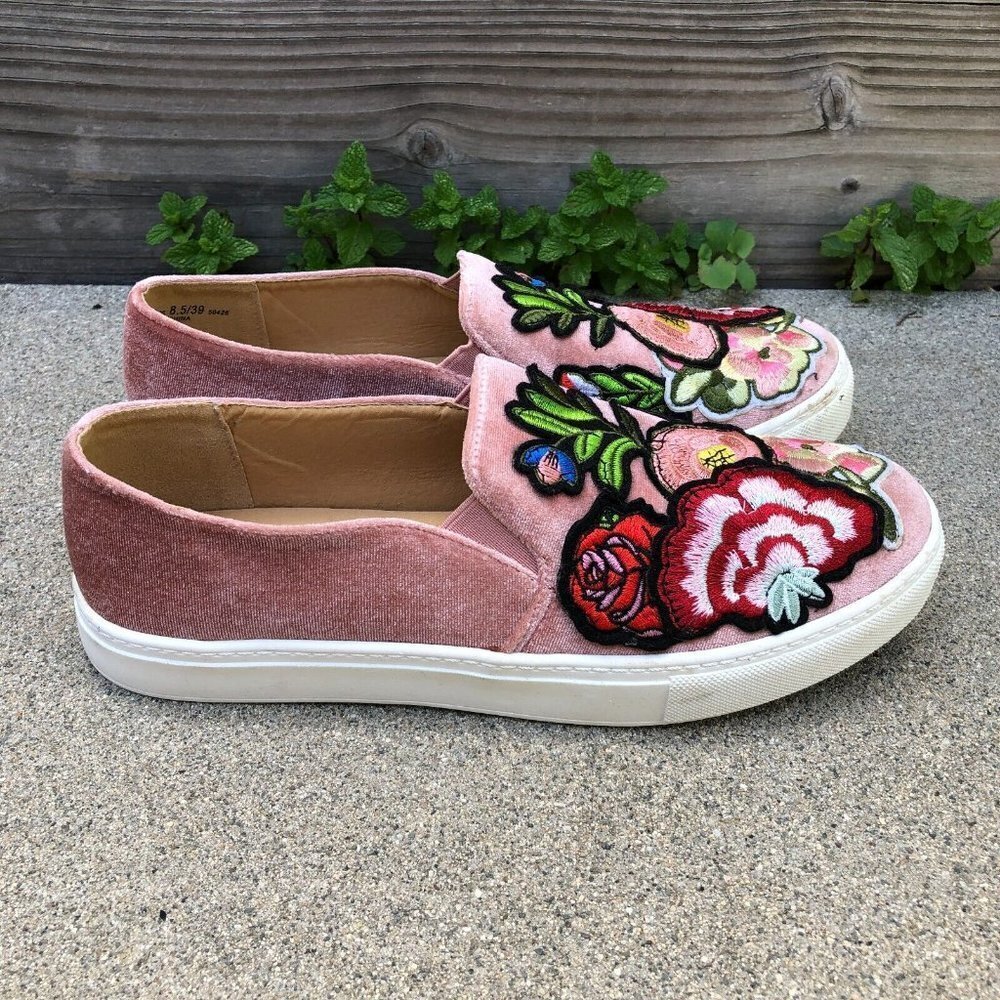 DIRTY LAUNDRY Slip On Shoes Sneakers Women's 8.5 Floral Casual​​​​​